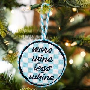 Furbish Studio Needlepoint Ornament